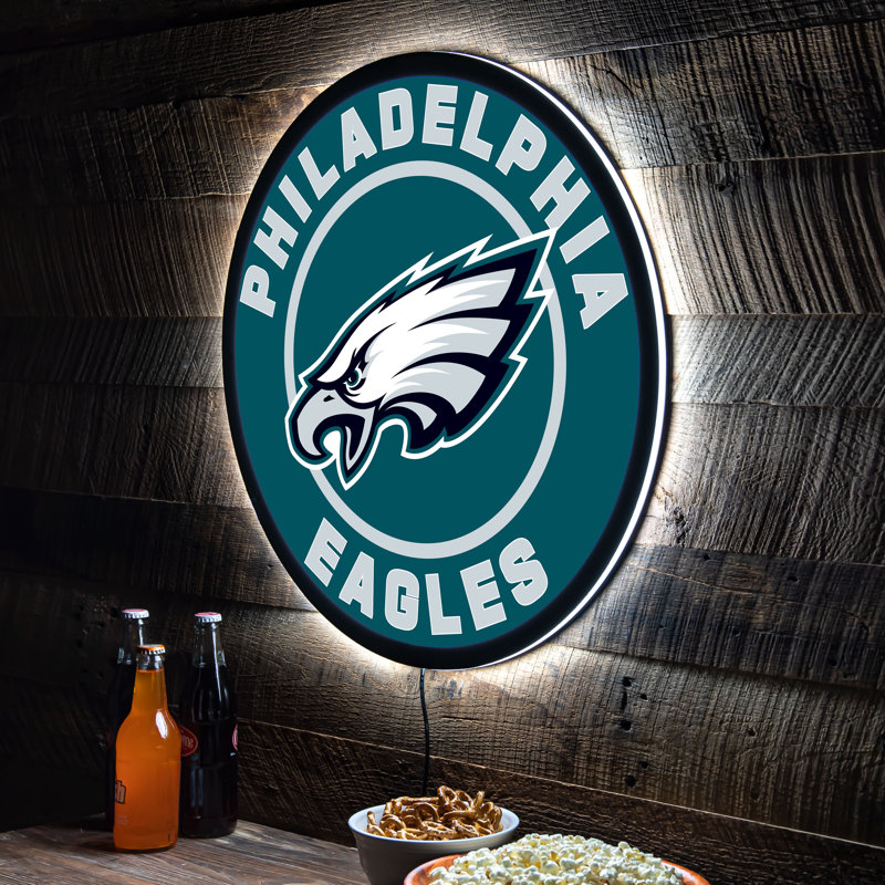 Plaque murale lumineuse NFL, Eagles de Philadelphie