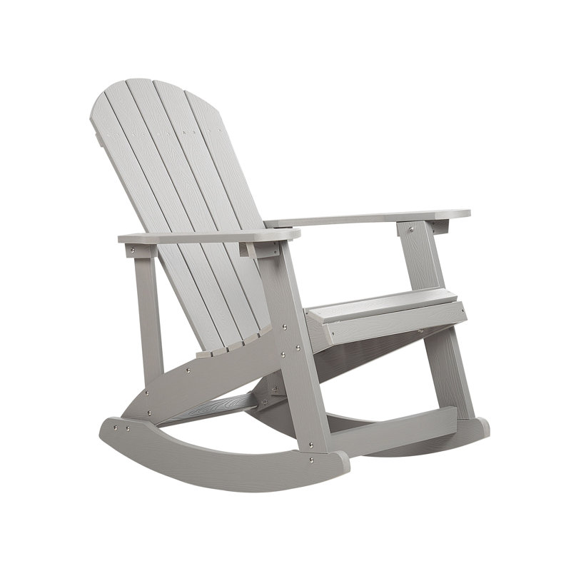 Jost Plastic Rocking Chair, Light Grey