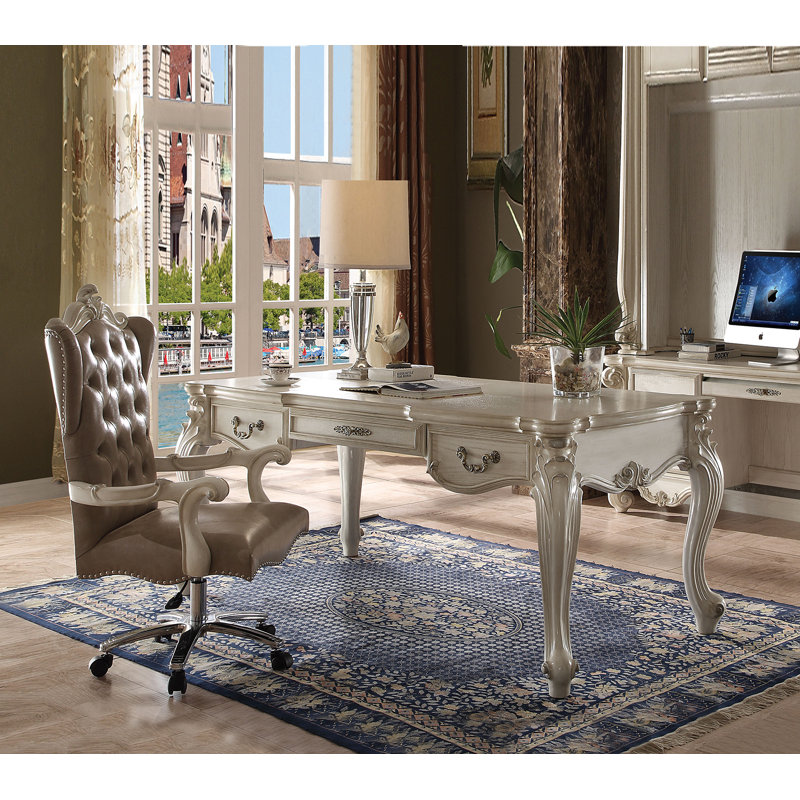 Chaise de bureau Laremont, Gris vintage