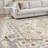 Boho Tribal Washable Vintage Oriental Area Rug for Living Room Bedroom-Beige-1239892704-1235651336