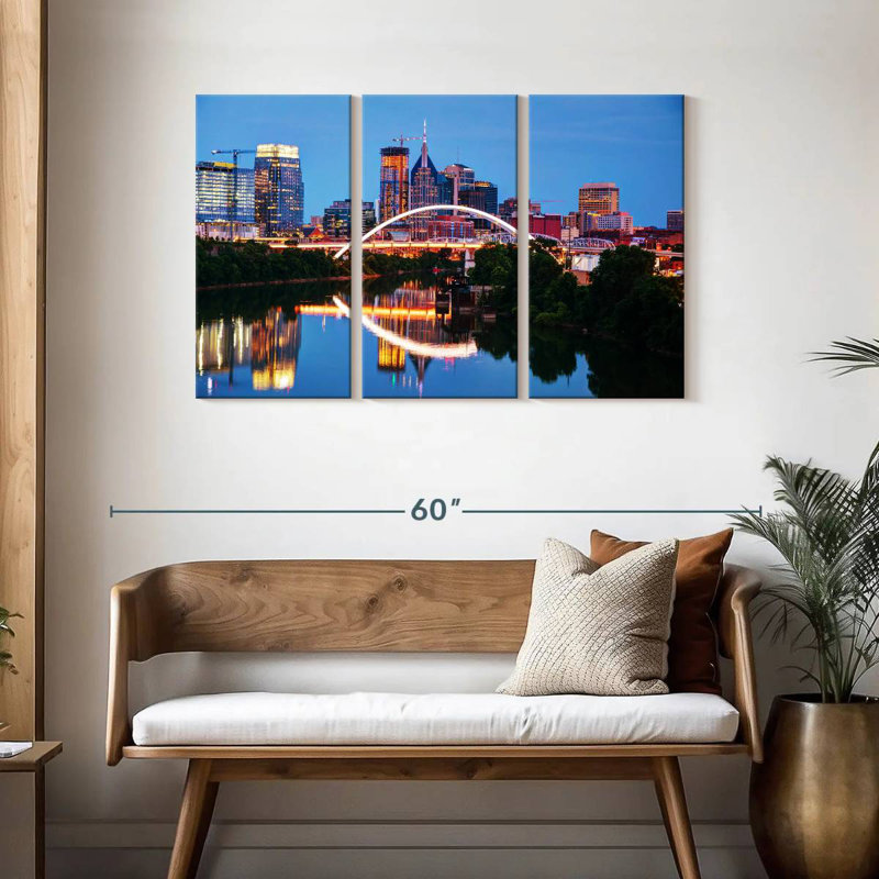 Nicci, Nashville, Tennessee, paysage urbain, H 28 po x l 45 po