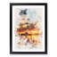 Surfing in Caleta de Famara in Spain - Picture Frame Graphic Art-56924247-56924249