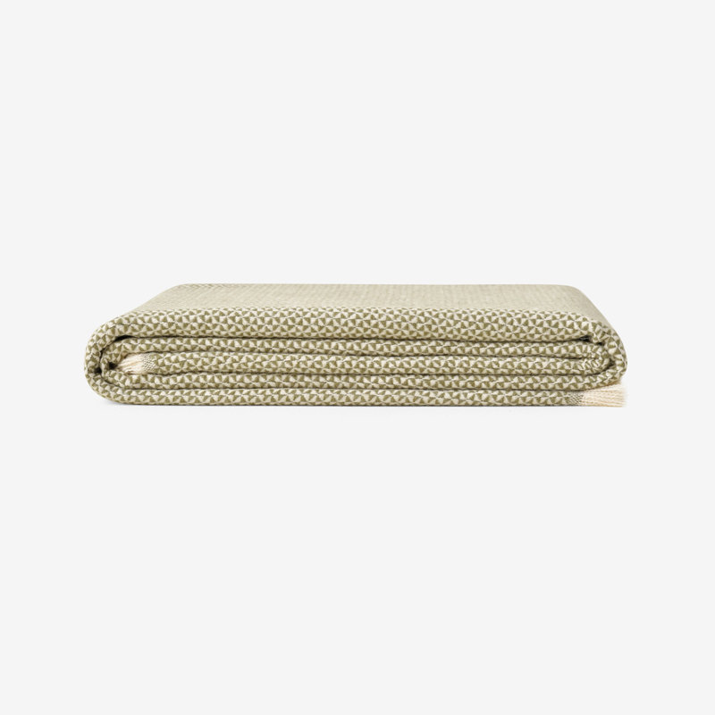 Cosey Throw Blanket, Green