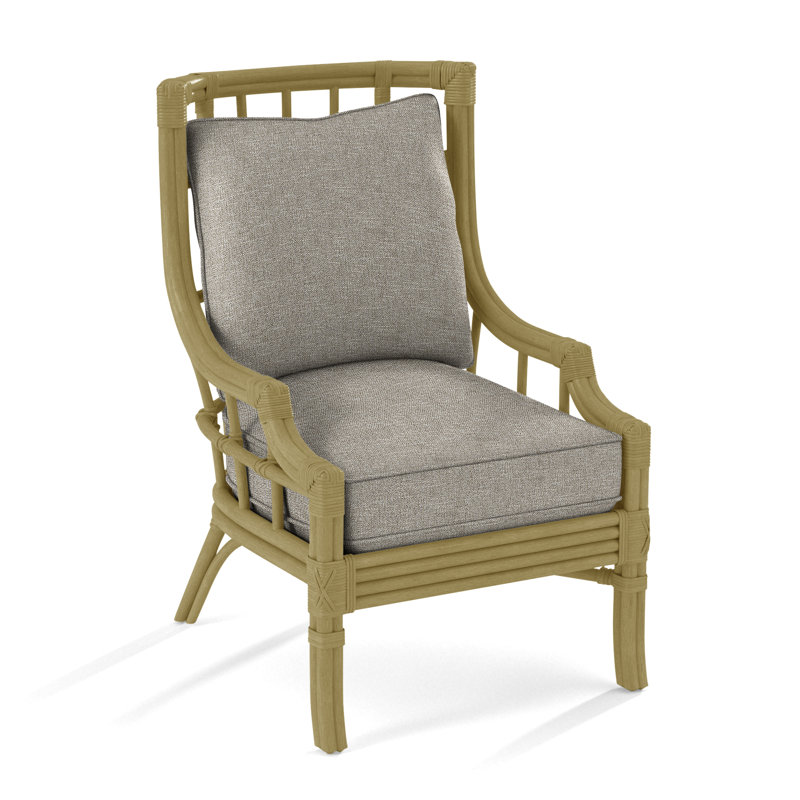 Seville Armchair, Basic Grey; 0317-83, Brass