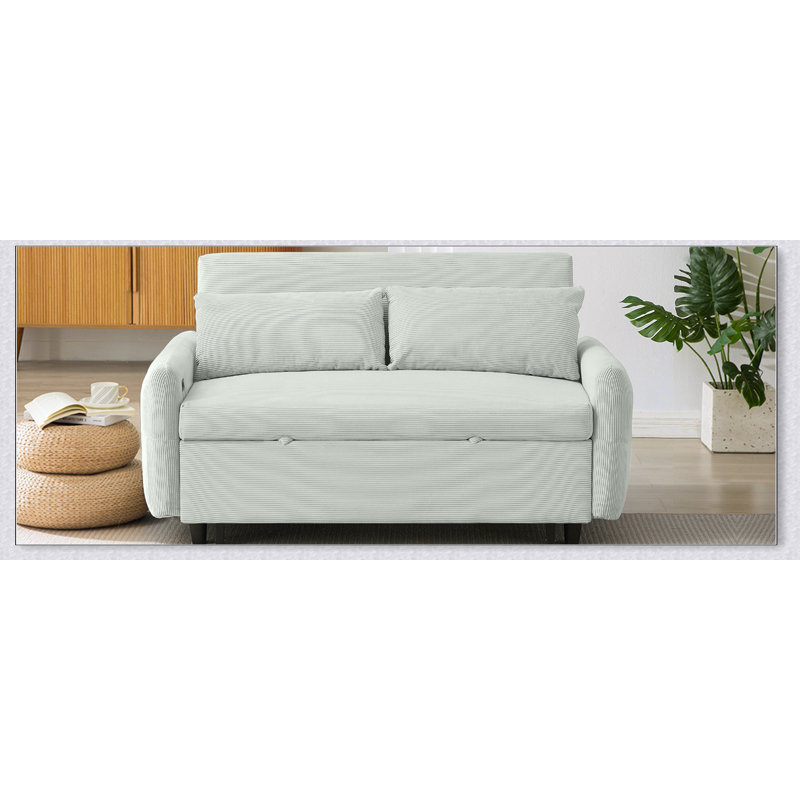 Canapé-lit polyvalent avec rembourrage confortable et conversion facile, parfait pour les espaces modernes et traditionnels.