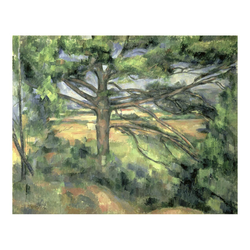 The Large PinePaul Cézanne, estampe numérique, H 22 po x l 28 po