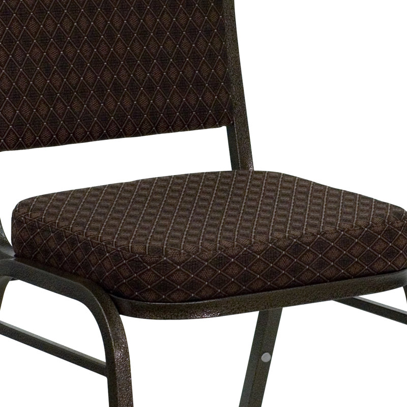 Chaise de banquet empilable Oliverson, Veine d'or, Vert, 1