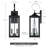Gaudencia 25.7" H 2-Light Metal Outdoor Wall Lantern-631596605