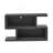 Retro Console Table with Symmetrical 2-Tier Open Shelf for Entryway and Living Room-771067426