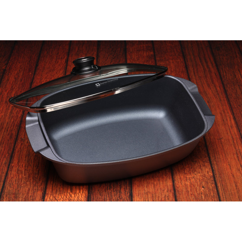13" Non-Stick Aluminum Roaster with Lid