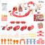 57pcs DIY Fire Rescue Train Toy Set for Kids