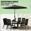 Ensemble de conversation de style moderne, ensemble de 8 meubles de patio