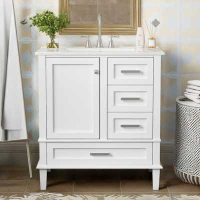 Ensemble de meuble-lavabo moderne 30 "avec lavabo