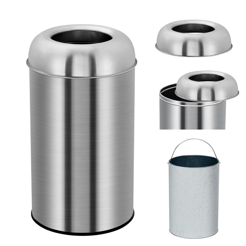 Poubelle en acier inoxydable 18,5 gallons / 70 L, 18.5 Gal