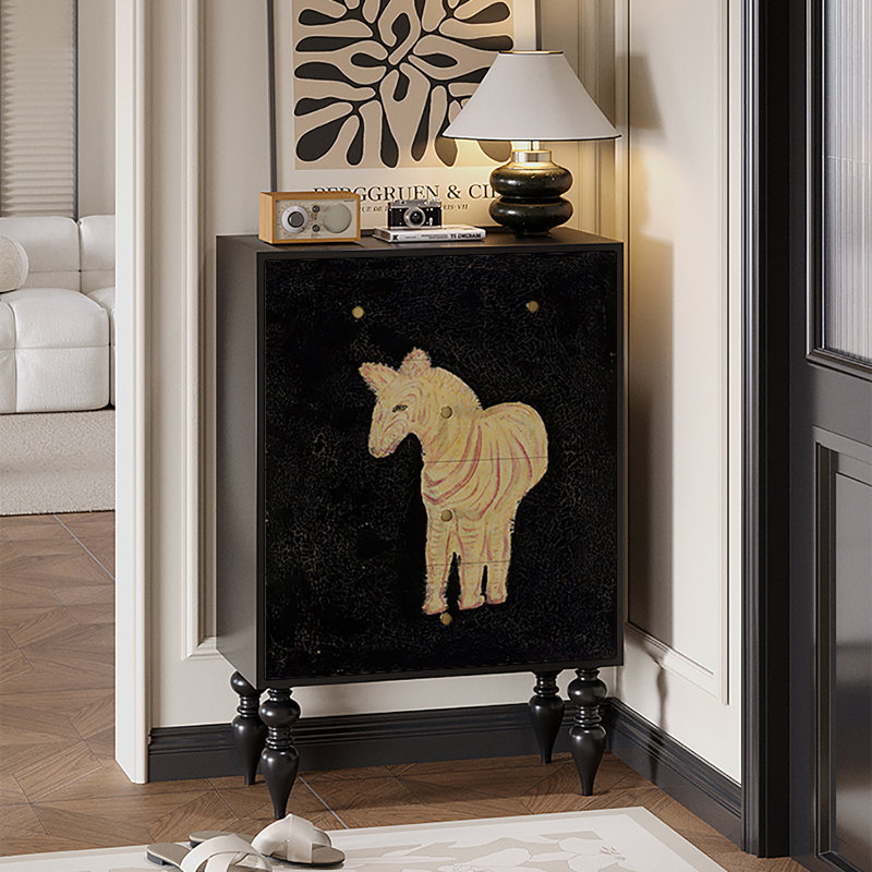 French tall feet locker living room decor cabinet