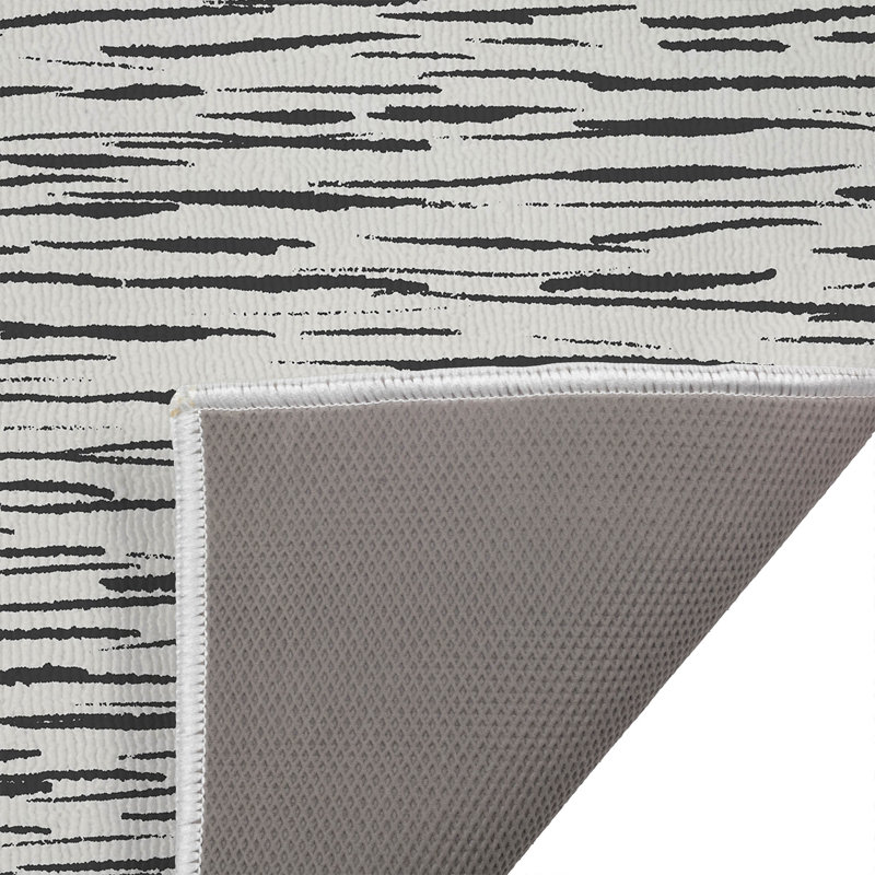 Paillasson Spectrum Strands, Ivoire, gris anthracite, L 24 po x L 17 po
