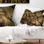 Coussin lombaire en fleur symétrique floral