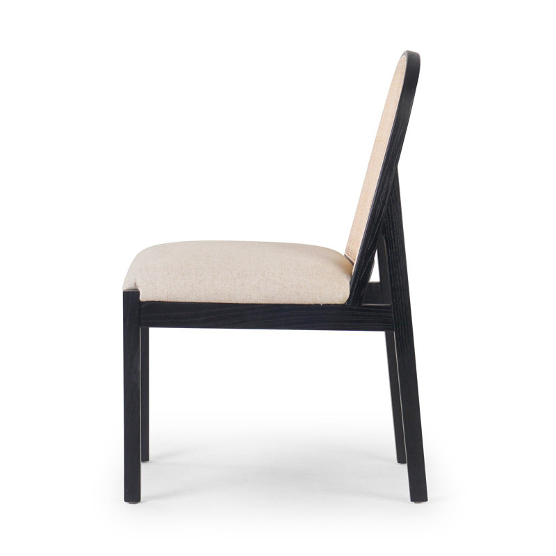 Esmee Upholstered Dining Chair, Brushed Ebony