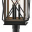 Montecito Black 1 -Light 2.5" H Hardwired Lantern Head