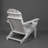 Hdpe Folding Adirondack Chair With Dual Cup Holder - Composite Adirondack Chair With Wood Texture-1641801435