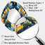 Motif à chevrons or et bleu-107230358