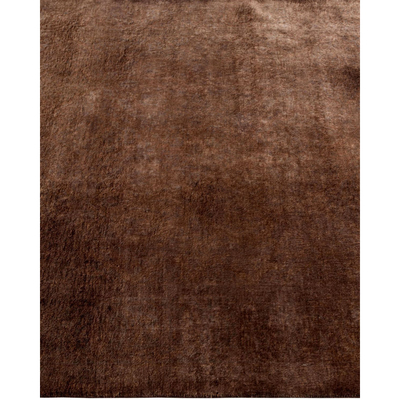 Ymari One-of-a-Kind 4' X 6' New Age Wool Area Rug Brown