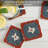 Trinx Texas Cities 4-Pack Tumbled Tile Coaster Set