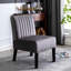 2 chaises Mid-Century modernes en velours gris, pieds en bois massif pour un style attrayant pour le salon-766842498