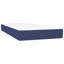 Lit sommier avec matelas Vidaxl bleu-348805262