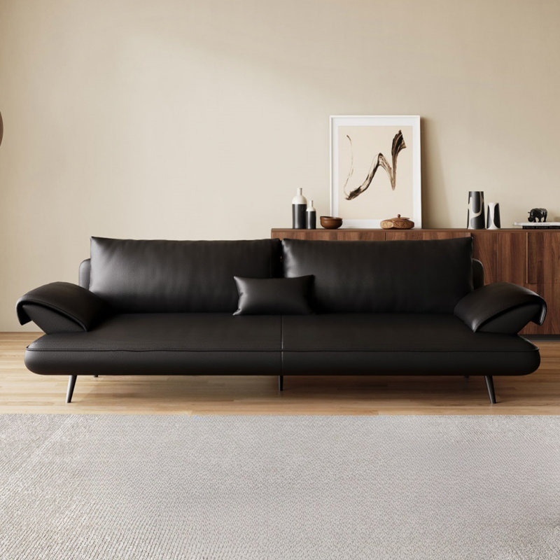 Voilier droit - canapé de style, Noir