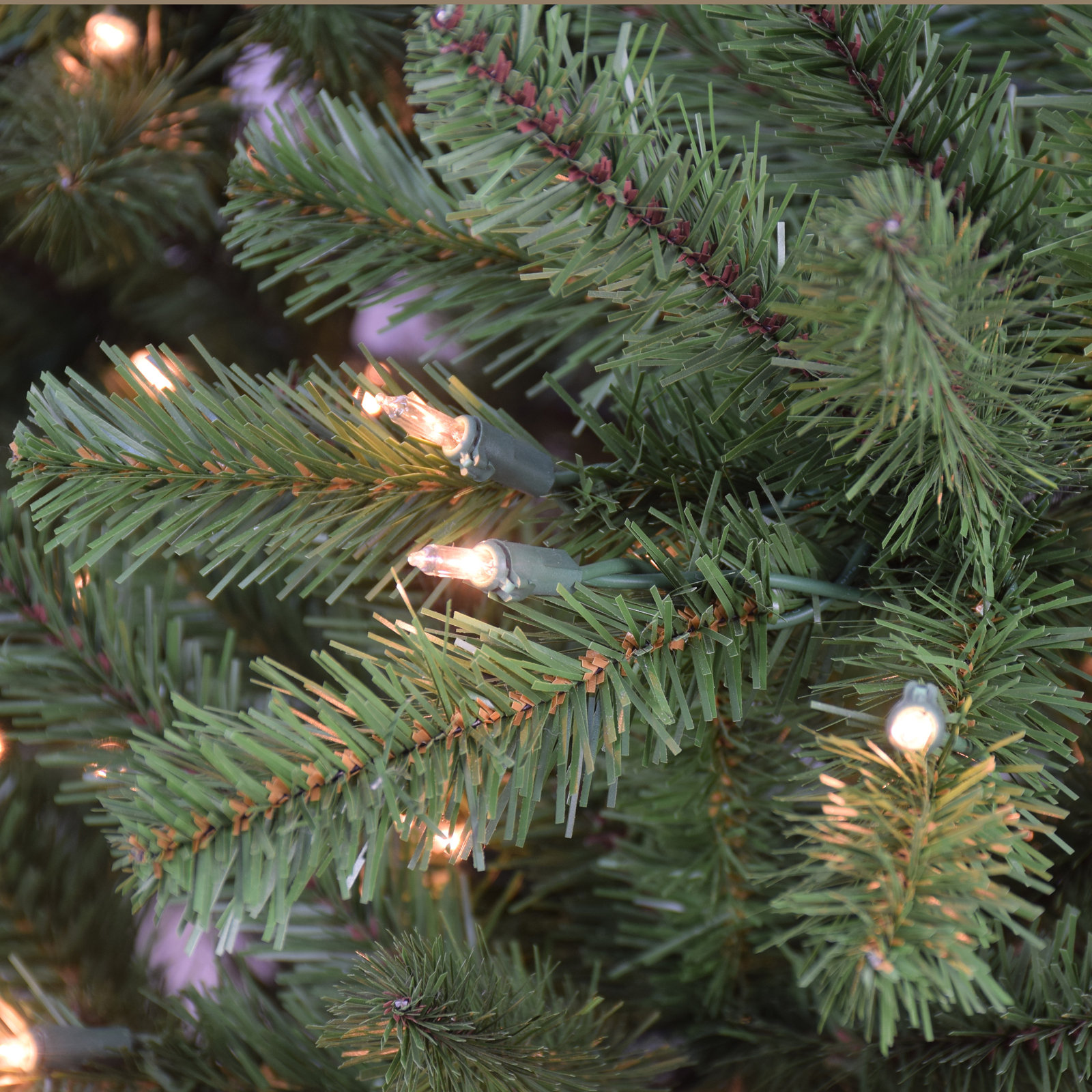 Lighted Artificial Fir Christmas Tree, 12' H