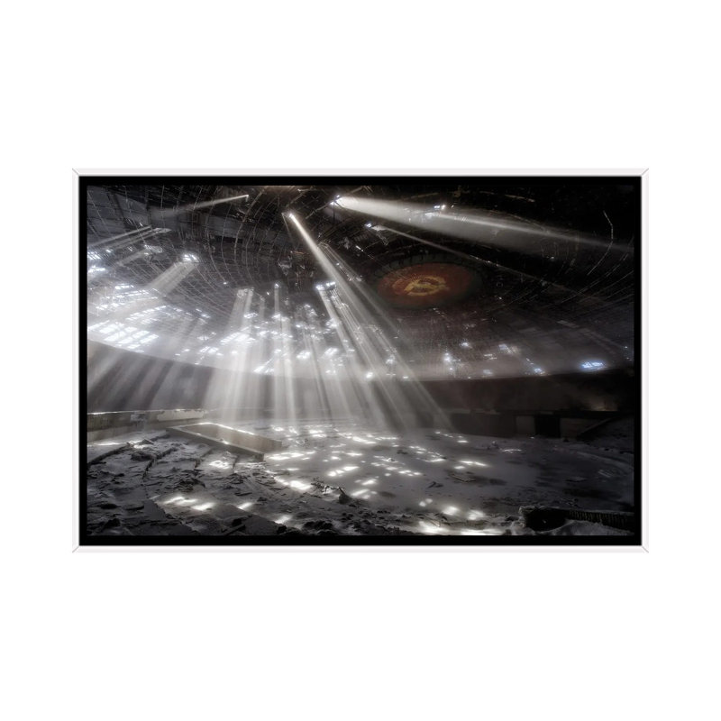 Buzludzha by Milen Dobrev - Floater Frame Print on Canvas