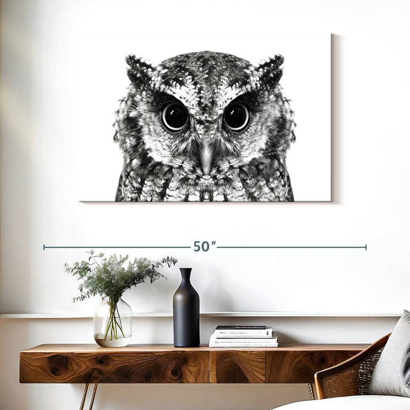 Bewitching Owl, 26" H x 39" W