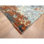 Tapis oriental 8 pi 1 po x 10 pi 2 po gris étain avec beige, nœud persan, abstrait avec motif galaxie, 100% laine noué à la main, tissé dense