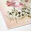 Tapis rose / blanc / vert en polyamide tissé à la machine Elverda-2030663787