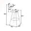 Tabouret 29,1 po
