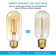 LED Dimmable Light Bulb 4.5W (25W Eqv.) 2200K Amber Candlelight E26 Base