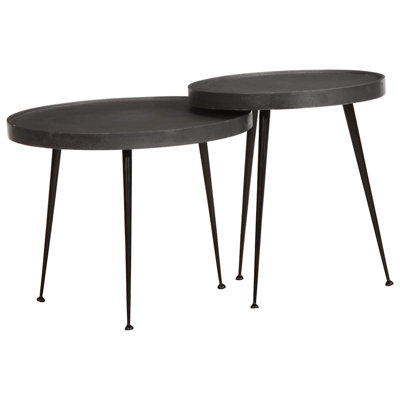 Coffee Table 2 Pcs Engineered Wood