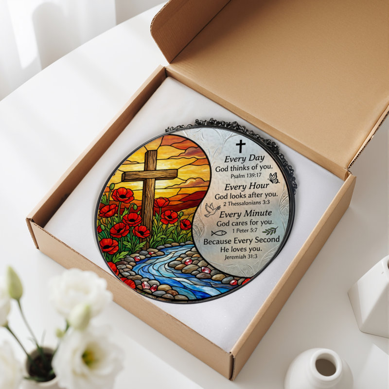 Panneau de vitrail en verre coloré 12 "H 12", H 12 po x l 12 po