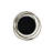 Gold Circles Aluminum Mirror, Gold
