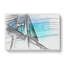 Vasco da Gama Bridge in Portugal Sketch - Wrapped Canvas-61880409