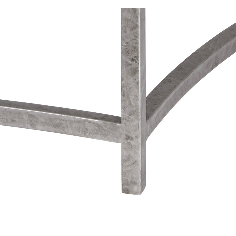 Megan 6 Legs Coffee Table, Royal Silver