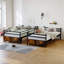 Lit superposé en métal robuste avec tiroirs, garde-corps élevé, entrée sécuritaire, rangement sous le lit, assemblage facile et conception silencieuse (matelas non inclus)
