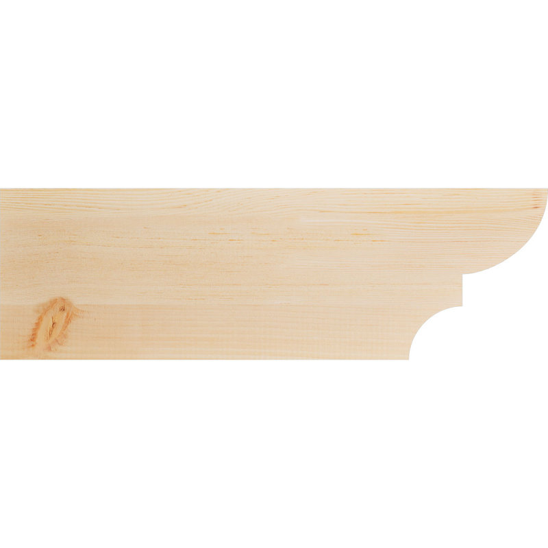 Queue de chevron lisse Ridgewood, Sapin de Douglas, H 10 po x l 5 1/2 po x L 32 po