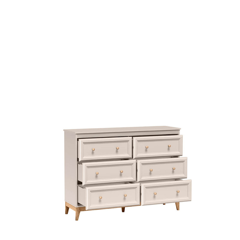 Tarita Solid Wood Rectangle Accent Cabinet