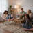 Cozy Faux Fur Saucer Chair – 300 LBS, Spill-Resistant Moon Chair, No Assembly, Floor-Safe for Dorm, Bedroom & Apartment(Grey)-270582291