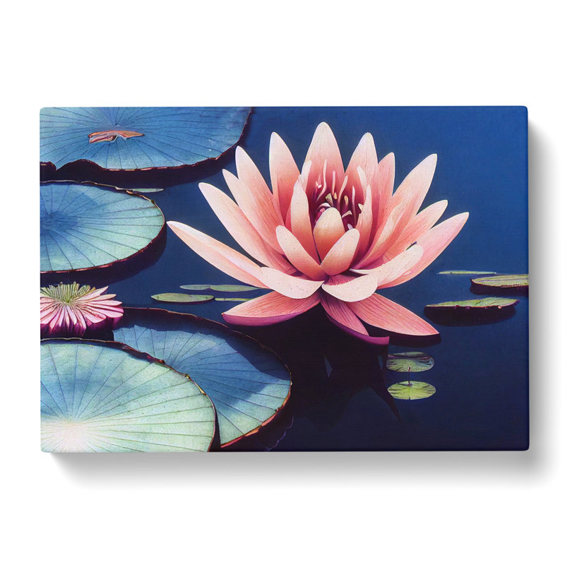 Irresistible Water Lily Flower - Wrapped Canvas, 40cm H x 60cm W x 3cm D