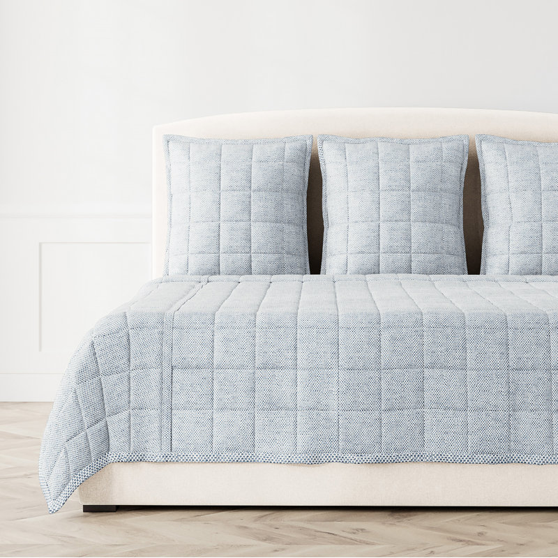 Panama Coverlet, King Coverlet, Flax