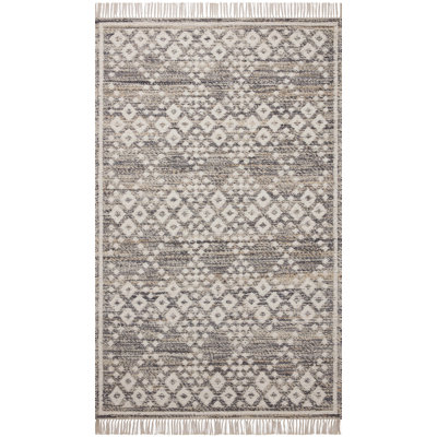 Angela Rose x Loloi Reversible Rivers Denim / Ivory Area Rug