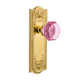 Meadows Plate with Waldorf Pink Door Knob